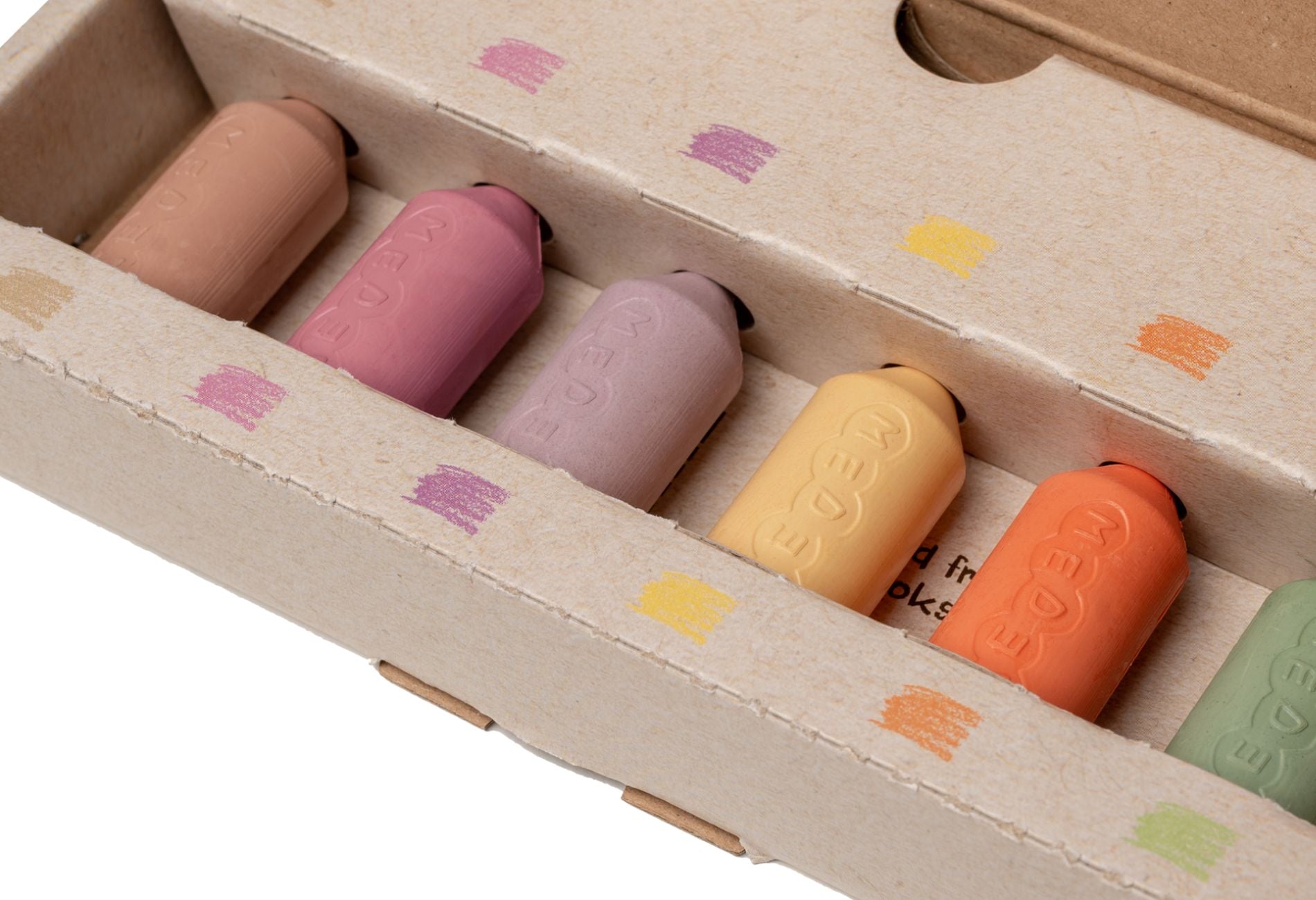 Voščenke iz čebeljega voska Junior Pastel (6 barv) | Medenka