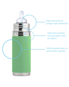 Termo otroška steklenička Kiki 260 ml – Moss | Pura Stainless