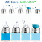 Otroška steklenička Kiki 150 ml – Aqua | Pura Stainless