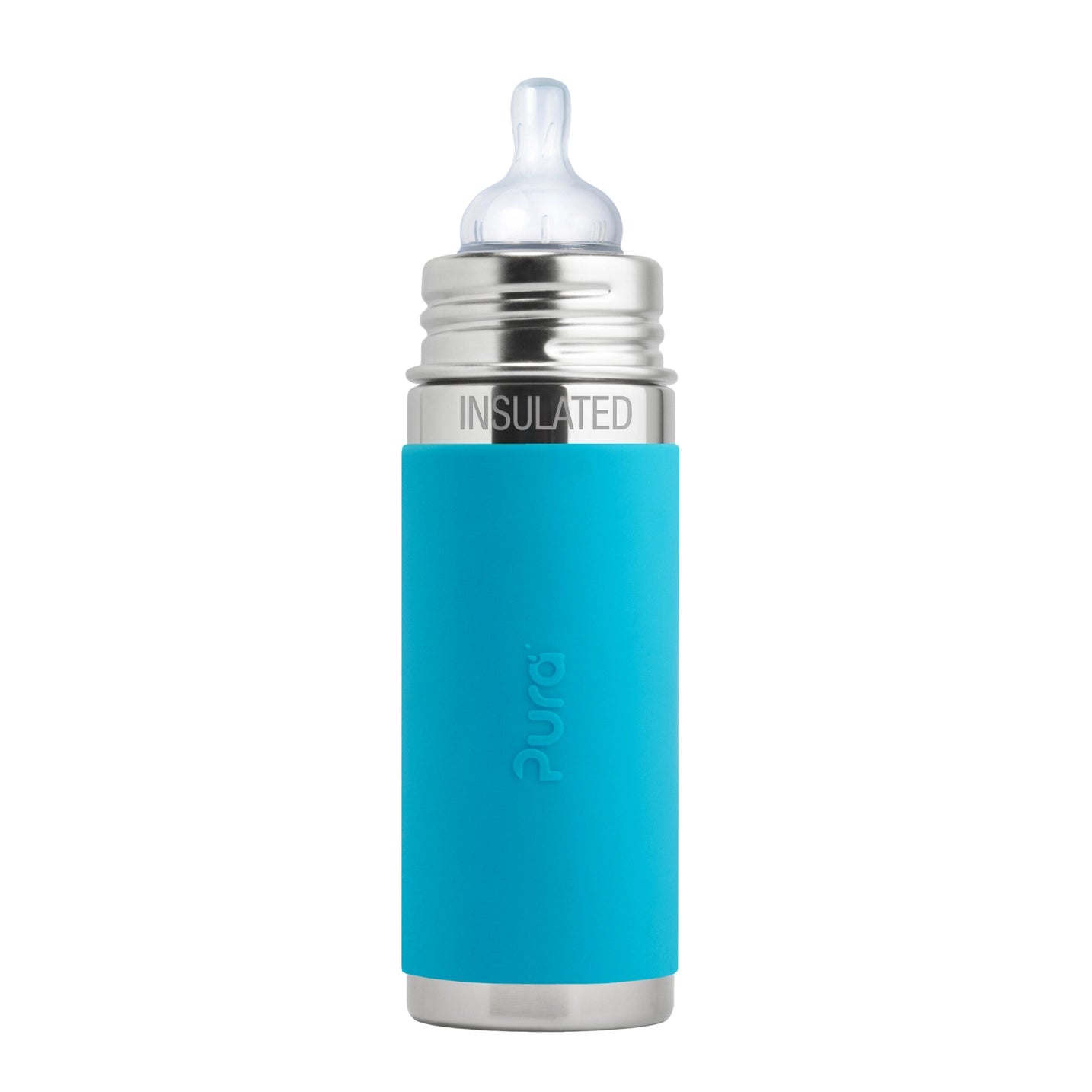 Termo otroška steklenička Kiki 260 ml – Aqua | Pura Stainless