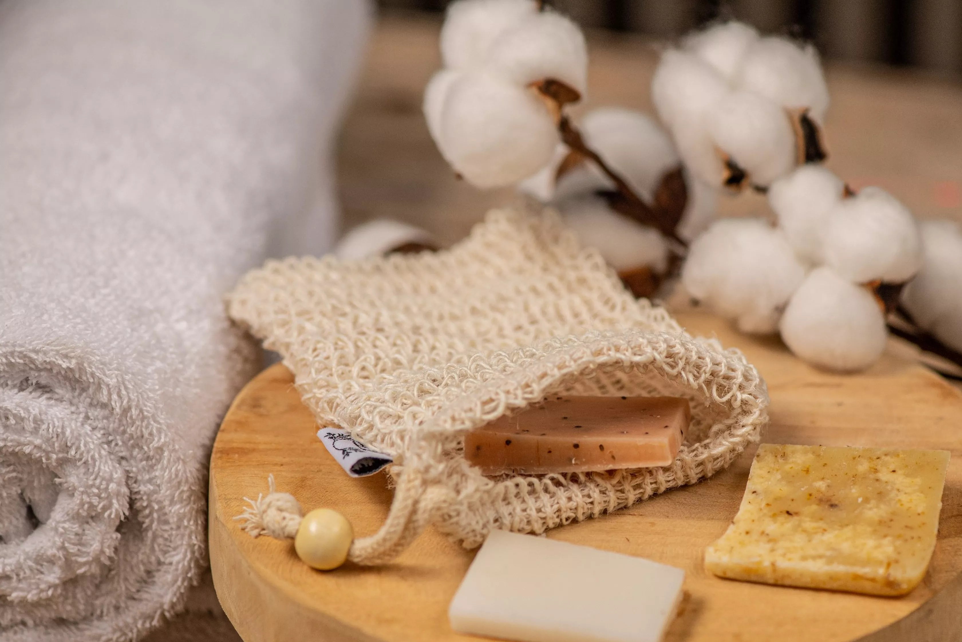 Naravna vrečka za milo iz sisala