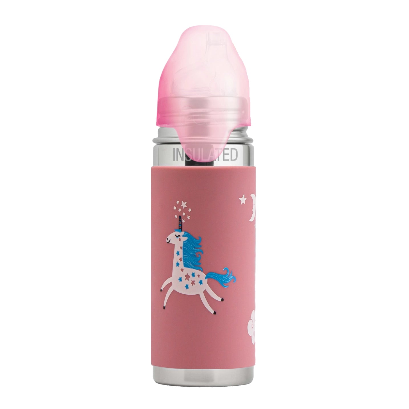 Termo steklenička z ustnikom Kiki (Sippy) 260 ml – Unicorn | Pura Stainless