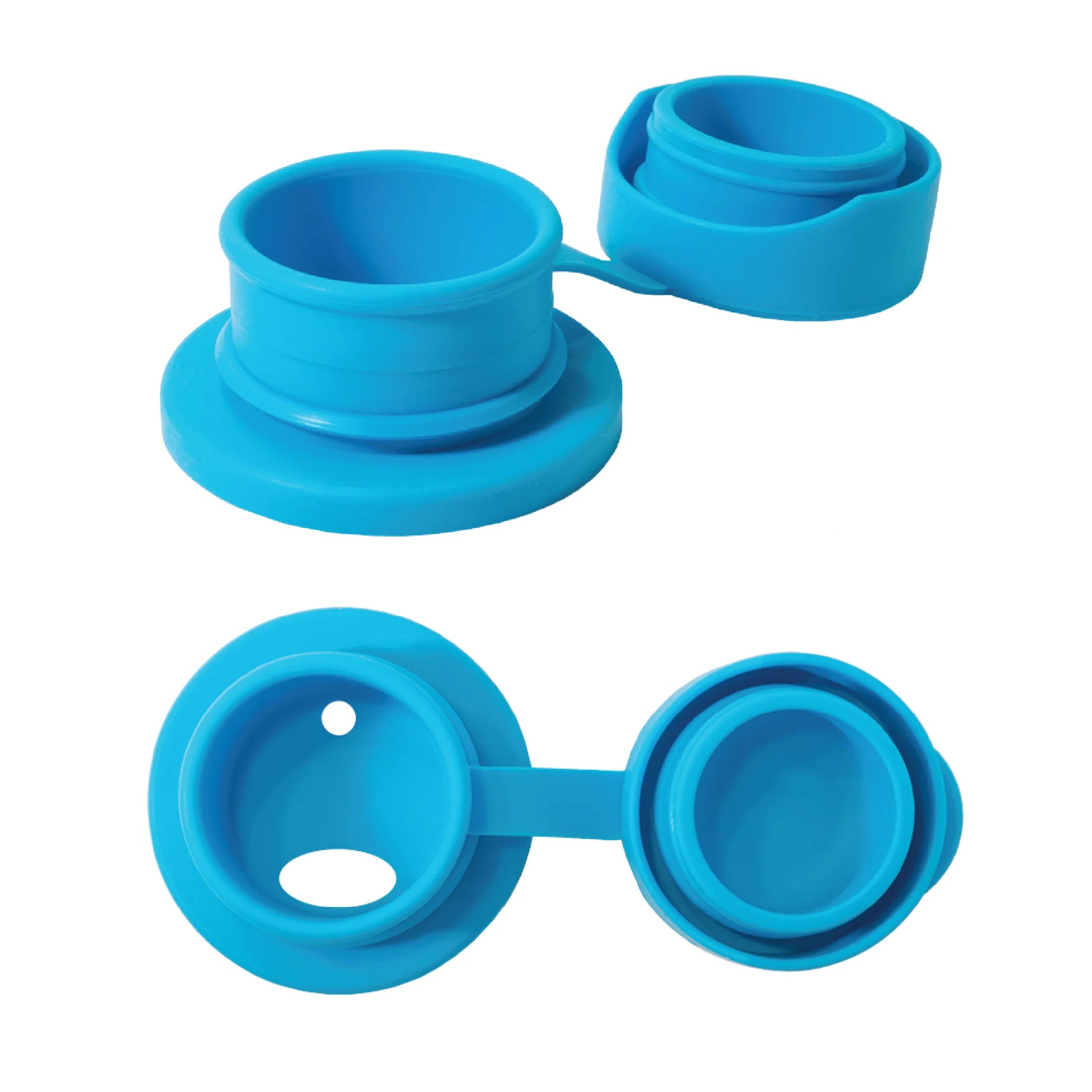 Pura Big Mouth® silikonski športni pokrovček - Aqua | Pura Stainless