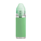 Termo steklenička s slamico Kiki (Straw) 260 ml – Moss | Pura Stainless