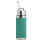 Termo steklenička s slamico Pura Kiki 260 ml v barvi Mint – izolirana, s silikonsko slamico, brez plastike