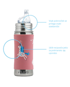 Steklenička z ustnikom Kiki (Sippy) 325 ml – Unicorn | Pura Stainless