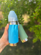 Kiki silikonska pokrovček (2 kosa) - Mint & Moss | Pura Stainless