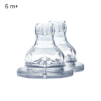 Kiki silikonski ustnik (2 kosa) – (6 m+) | Pura Stainless