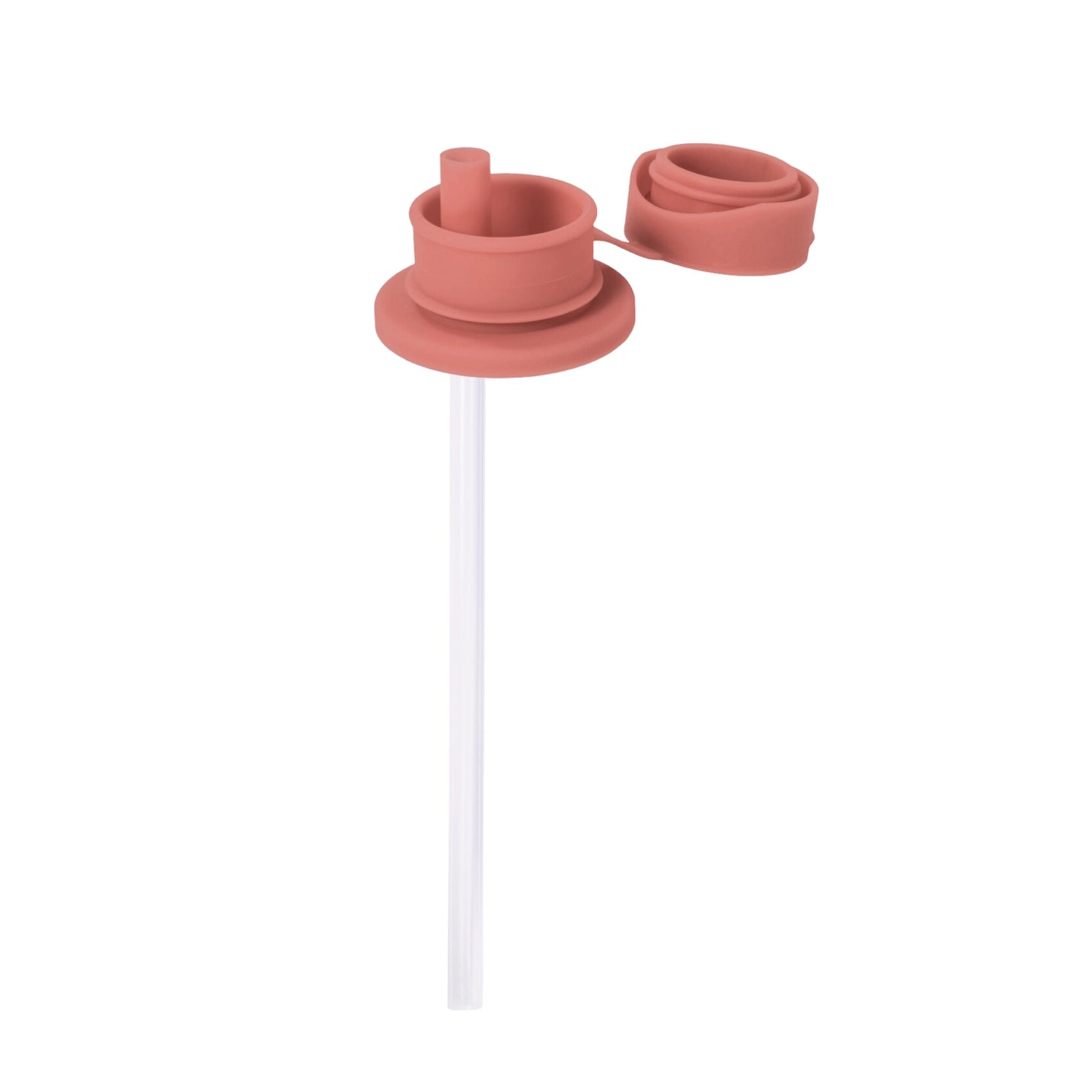 Pura Big Mouth® silikonska športna slamica - Rose | Pura Stainless