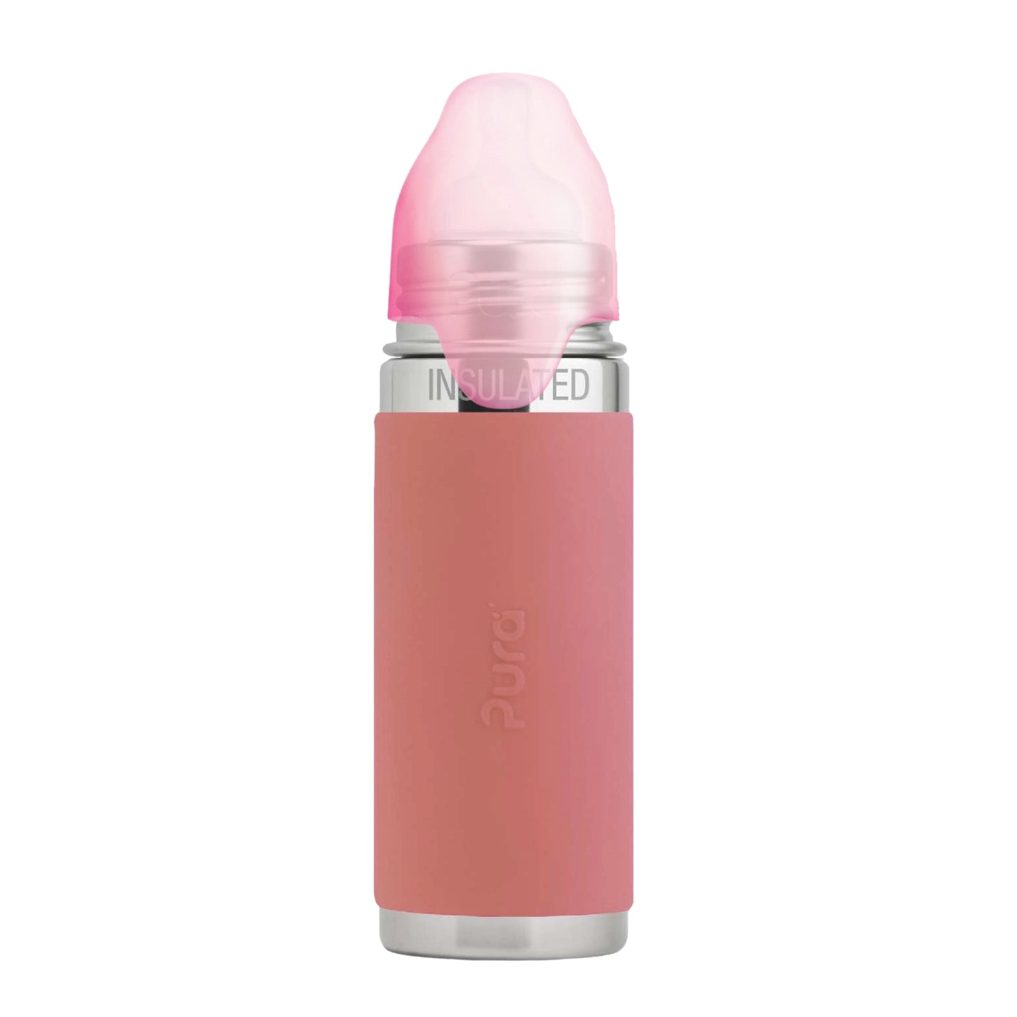 Termo otroška steklenička Kiki 260 ml – Rose | Pura Stainless