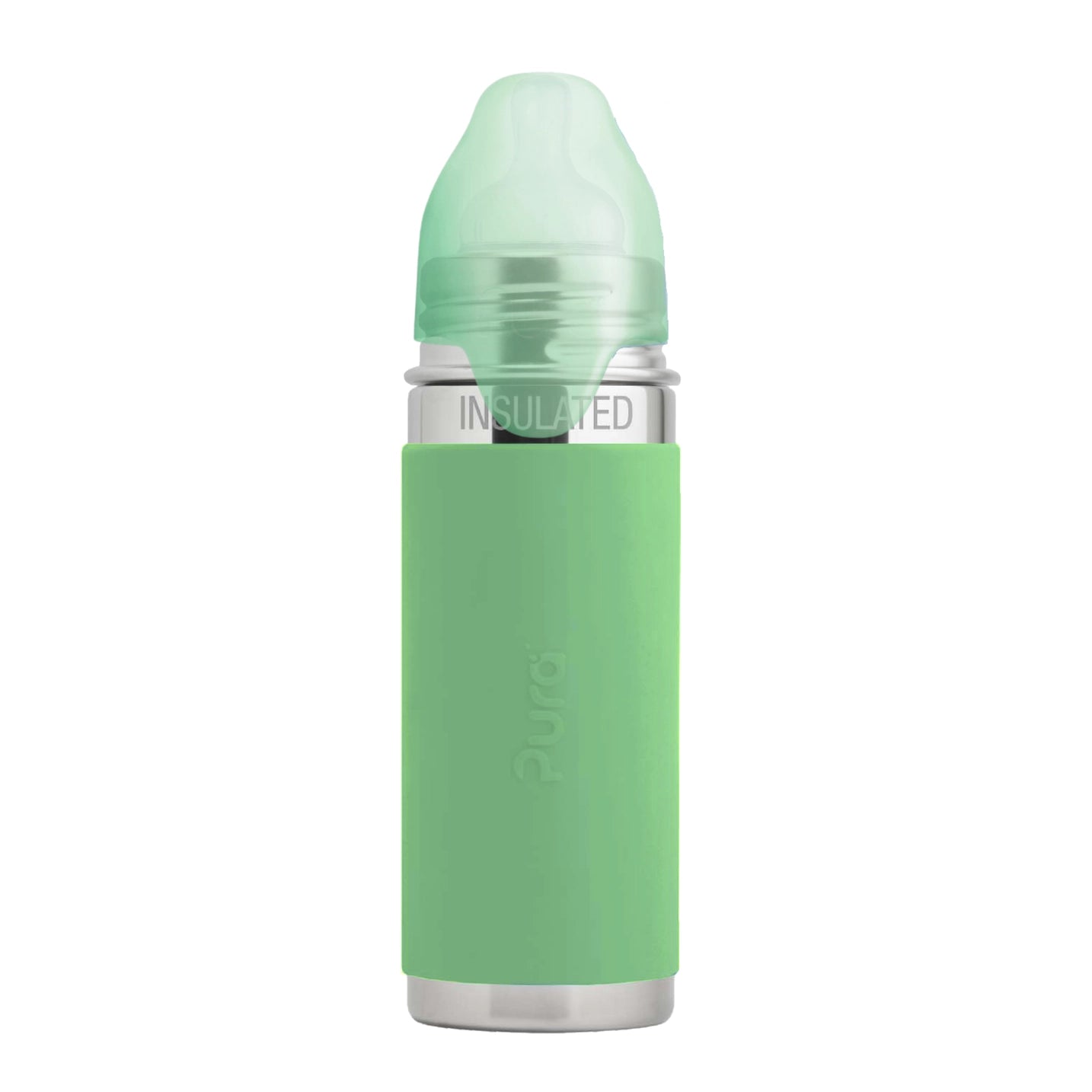 Termo otroška steklenička Kiki 260 ml – Moss | Pura Stainless